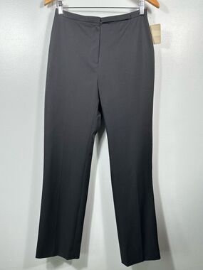Louben Classic Straight-Leg Black Dress Pants NWT Size 8 Careerwear Business